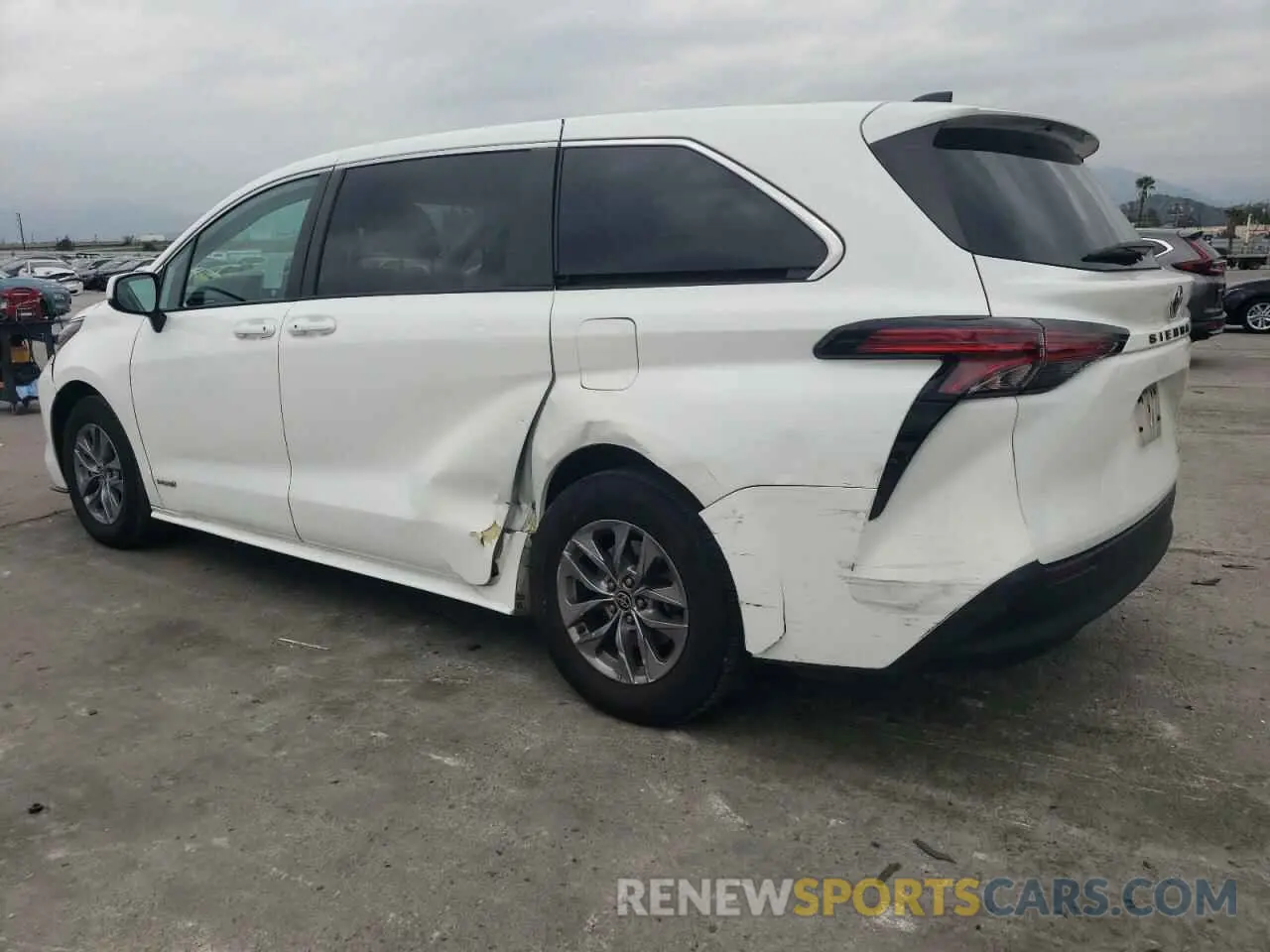 2 Photograph of a damaged car 5TDKRKEC4MS045572 TOYOTA All Models 2021