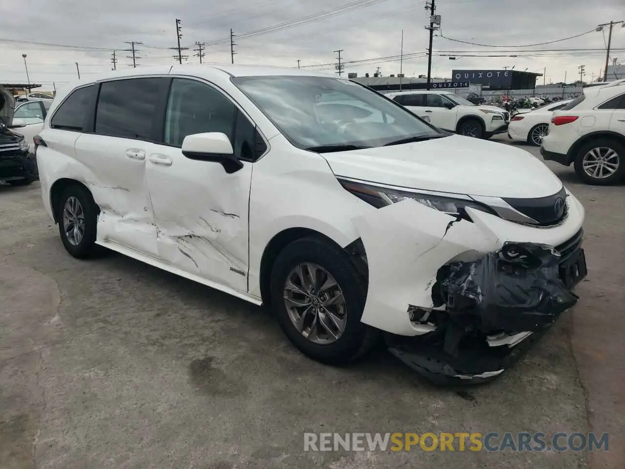4 Photograph of a damaged car 5TDKRKEC4MS045572 TOYOTA All Models 2021