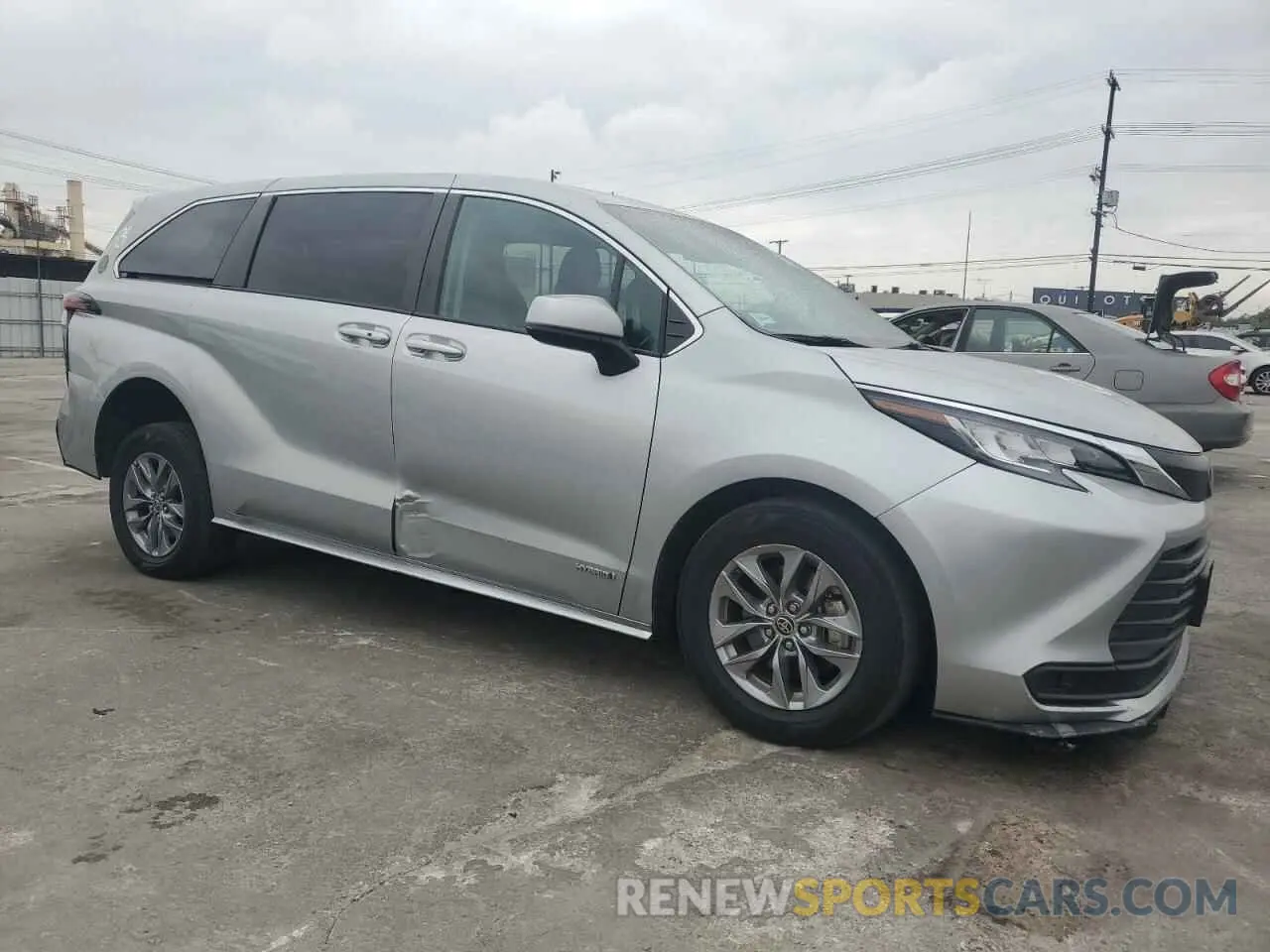 4 Photograph of a damaged car 5TDKRKEC4MS047399 TOYOTA All Models 2021