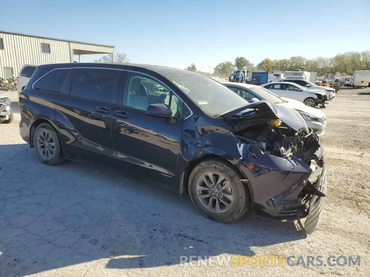 4 Photograph of a damaged car 5TDKRKEC5MS010622 TOYOTA All Models 2021