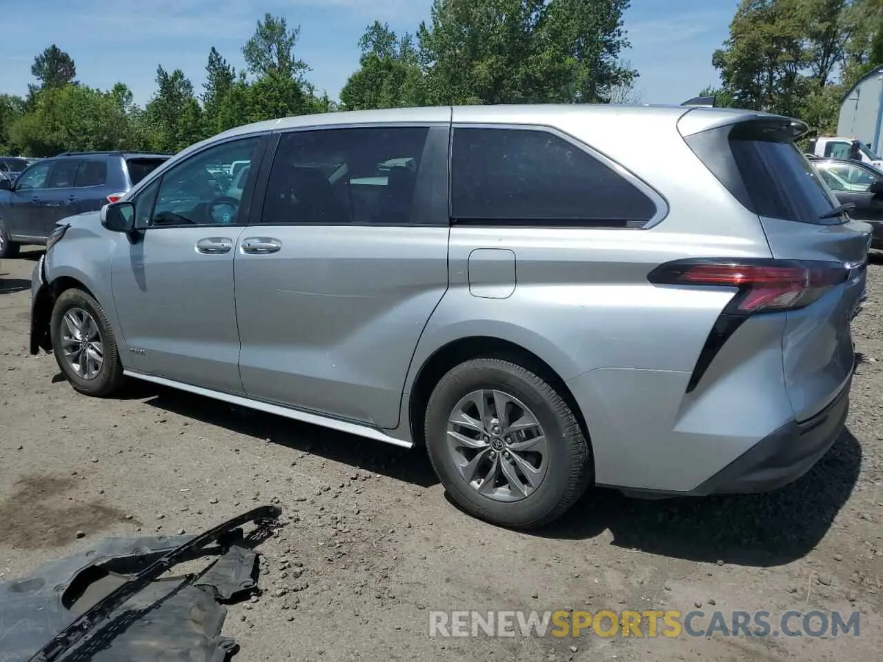2 Photograph of a damaged car 5TDKRKEC5MS022995 TOYOTA All Models 2021