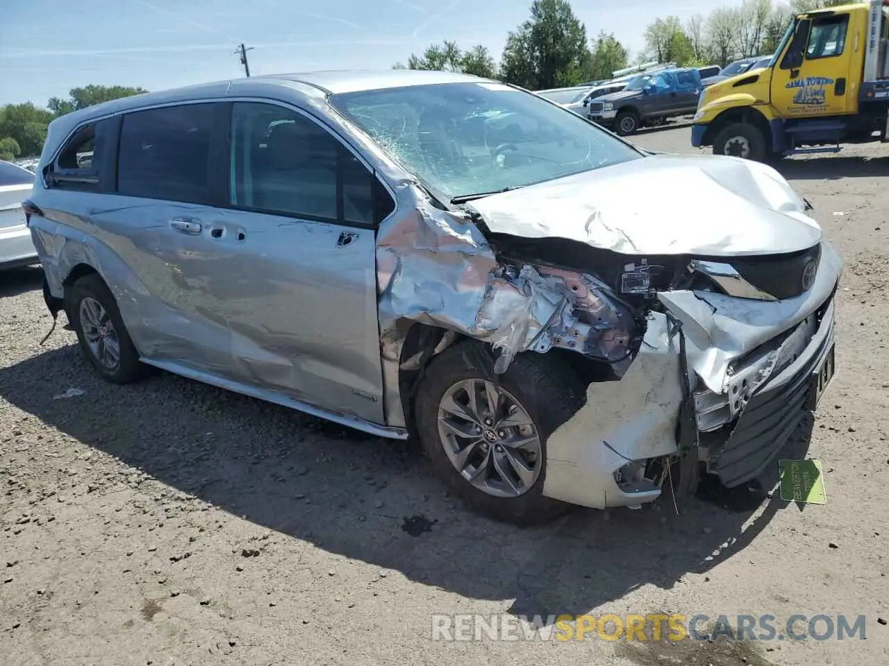 4 Photograph of a damaged car 5TDKRKEC5MS022995 TOYOTA All Models 2021