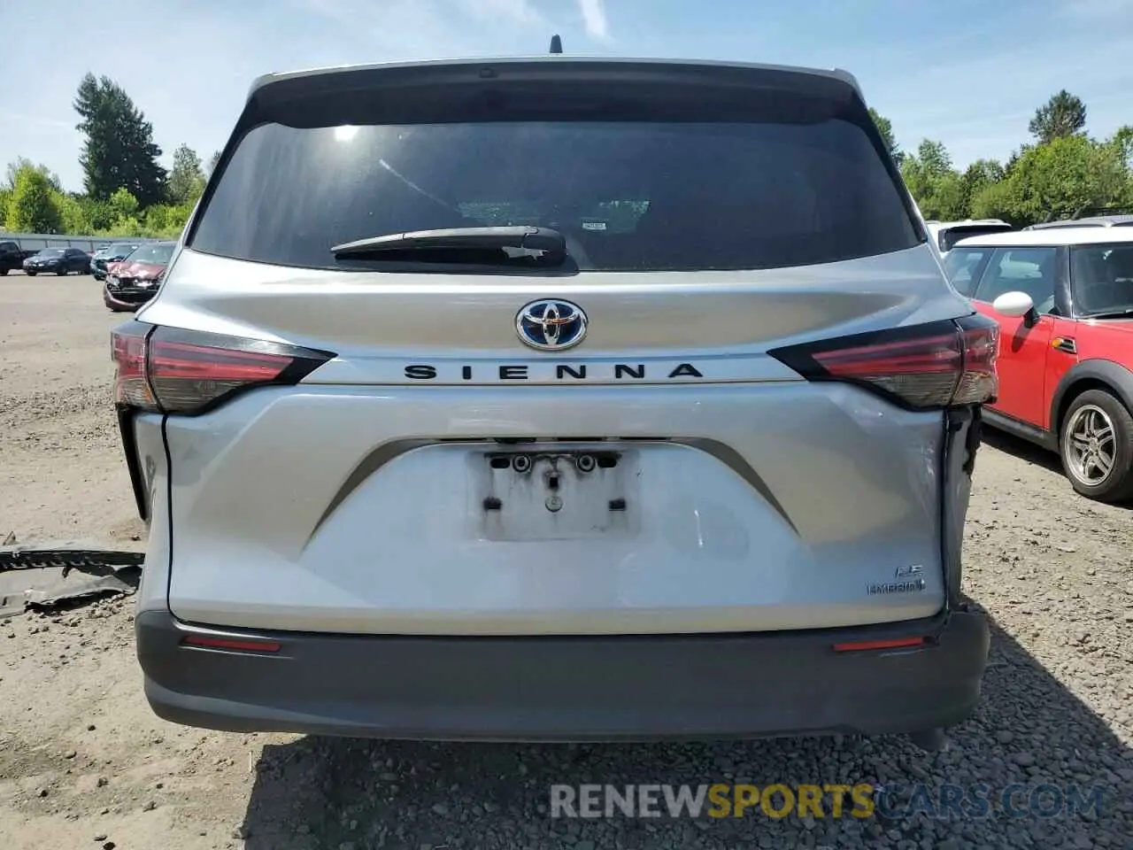 6 Photograph of a damaged car 5TDKRKEC5MS022995 TOYOTA All Models 2021