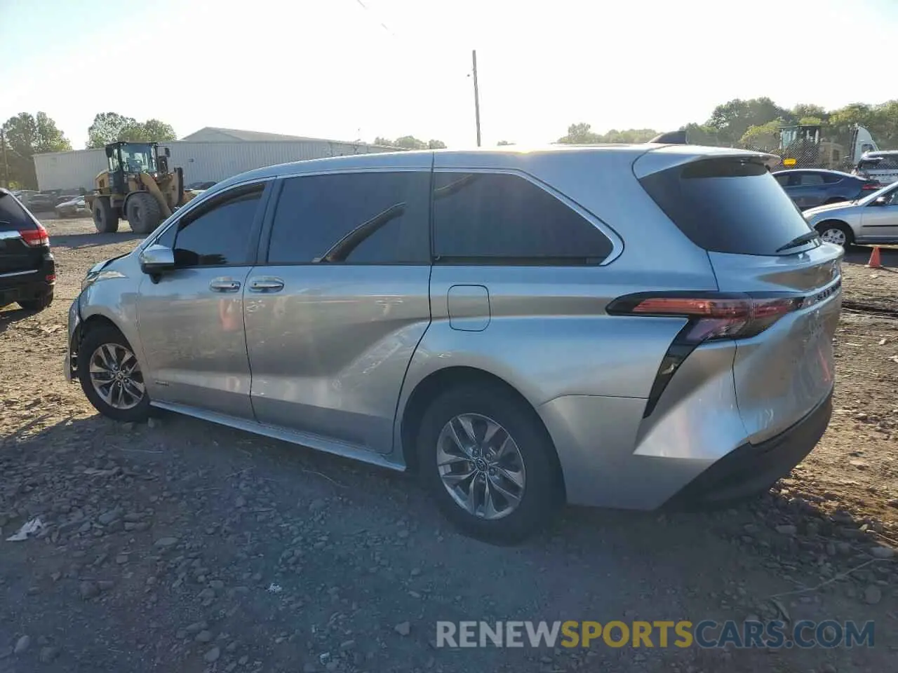 2 Photograph of a damaged car 5TDKRKEC7MS018589 TOYOTA All Models 2021