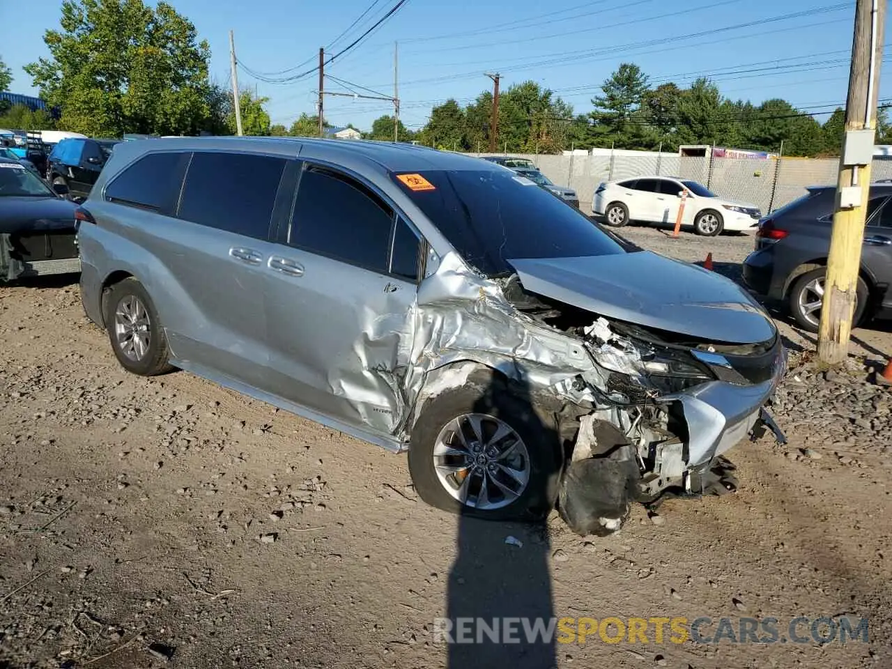 4 Photograph of a damaged car 5TDKRKEC7MS018589 TOYOTA All Models 2021