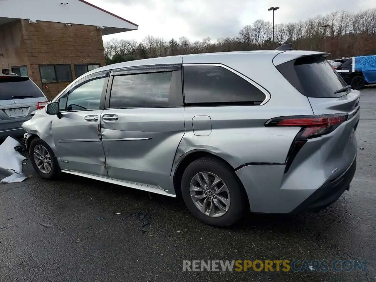 2 Photograph of a damaged car 5TDKSKFC0MS039092 TOYOTA All Models 2021