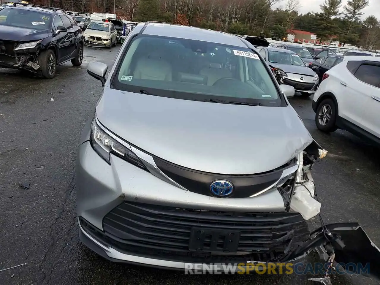 5 Photograph of a damaged car 5TDKSKFC0MS039092 TOYOTA All Models 2021