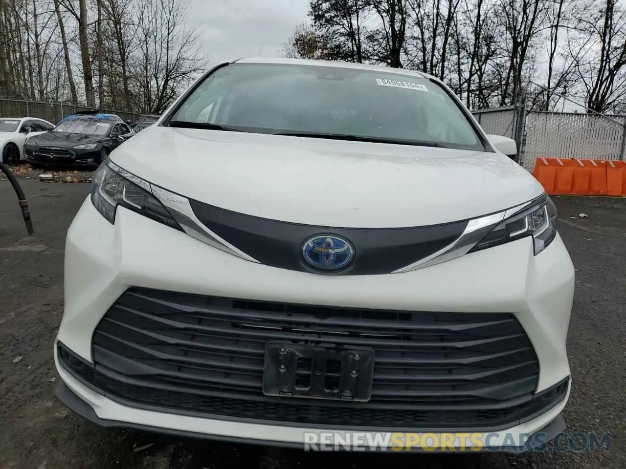 5 Photograph of a damaged car 5TDKSKFC1MS017585 TOYOTA All Models 2021
