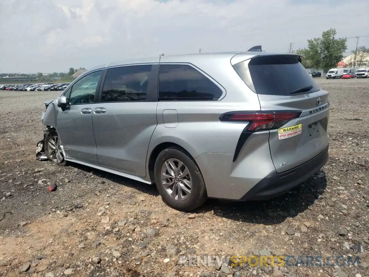 2 Photograph of a damaged car 5TDKSKFC1MS032636 TOYOTA All Models 2021