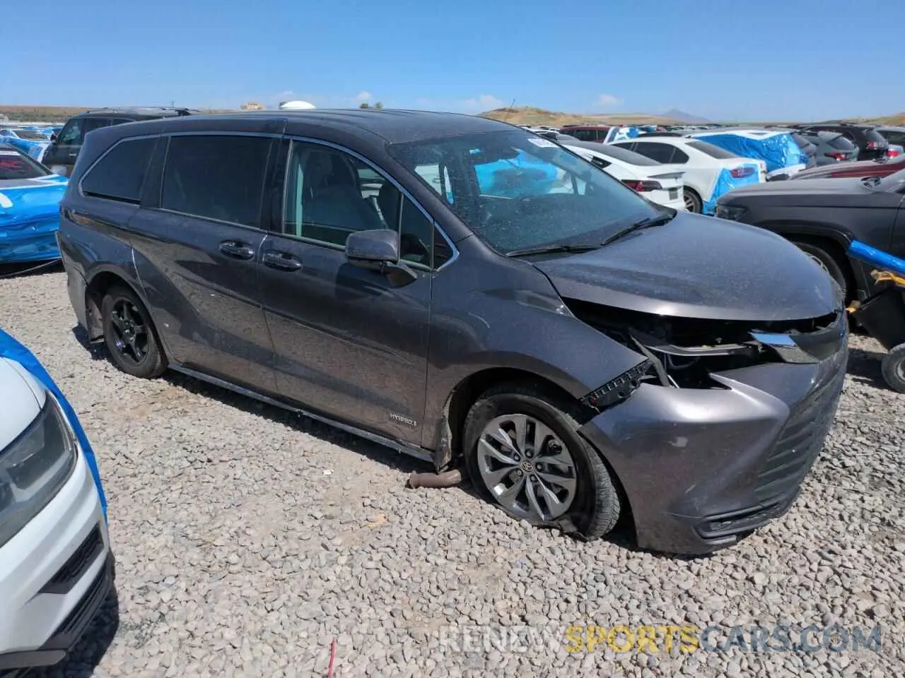 4 Photograph of a damaged car 5TDKSKFC8MS011427 TOYOTA All Models 2021