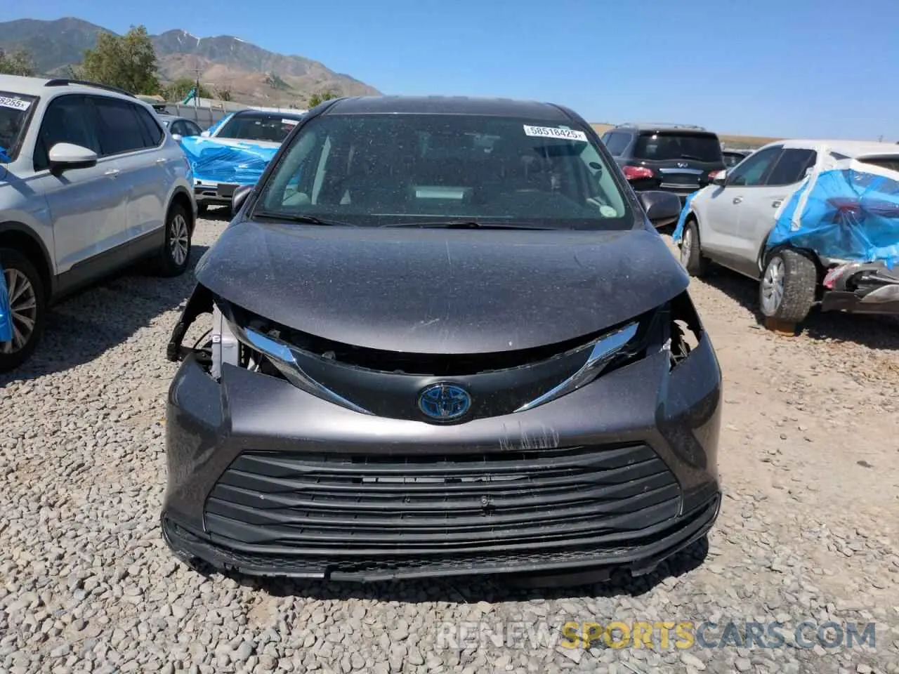 5 Photograph of a damaged car 5TDKSKFC8MS011427 TOYOTA All Models 2021