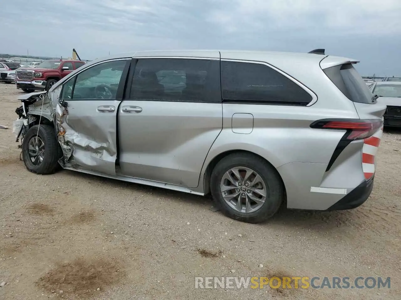 2 Photograph of a damaged car 5TDKSKFC8MS035565 TOYOTA All Models 2021