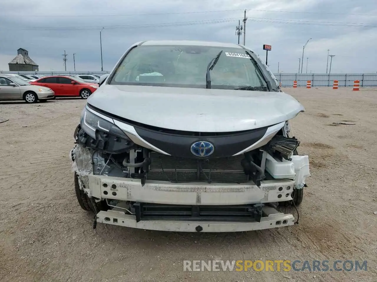 5 Photograph of a damaged car 5TDKSKFC8MS035565 TOYOTA All Models 2021
