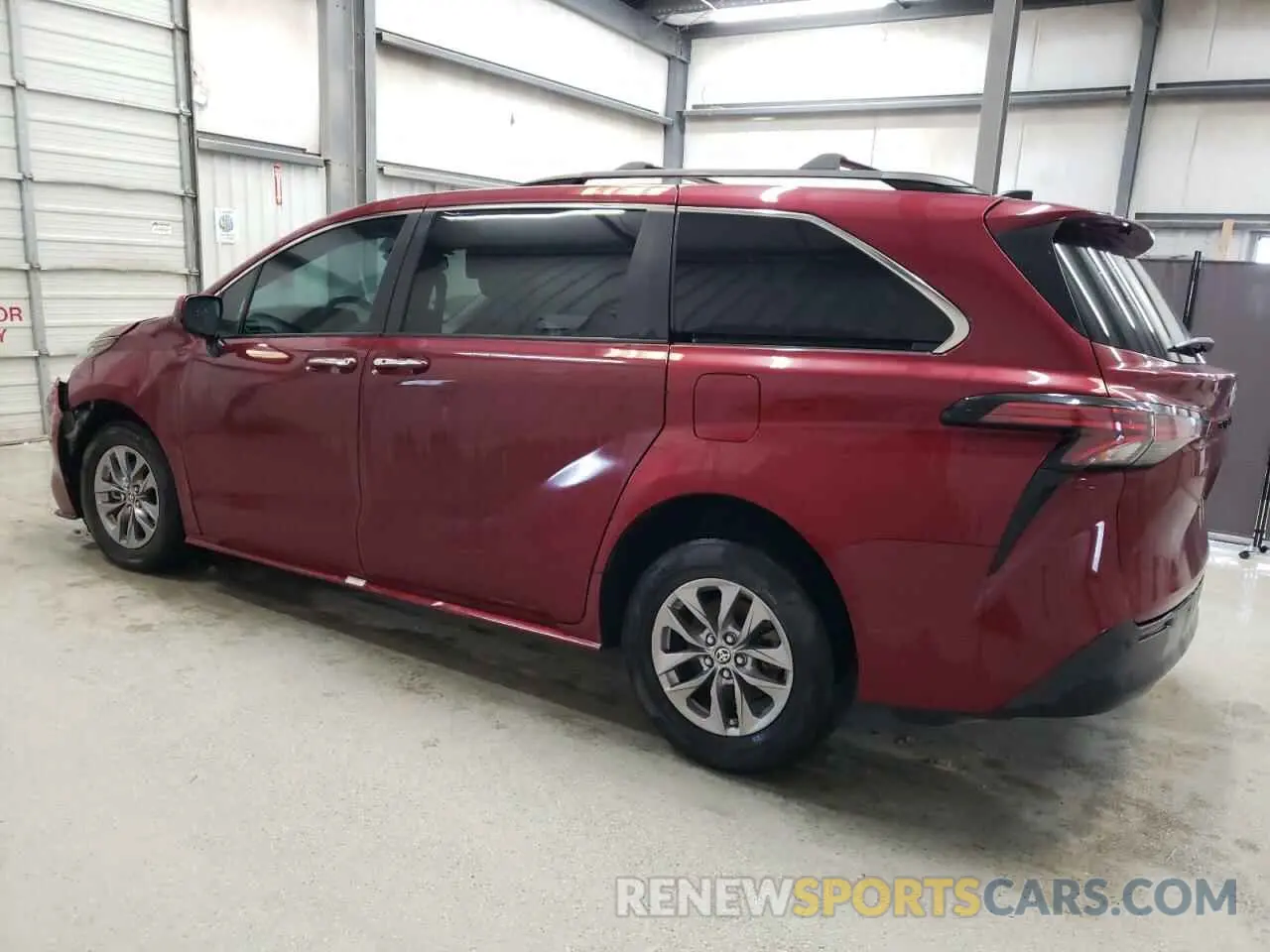 2 Photograph of a damaged car 5TDYRKEC0MS012675 TOYOTA All Models 2021