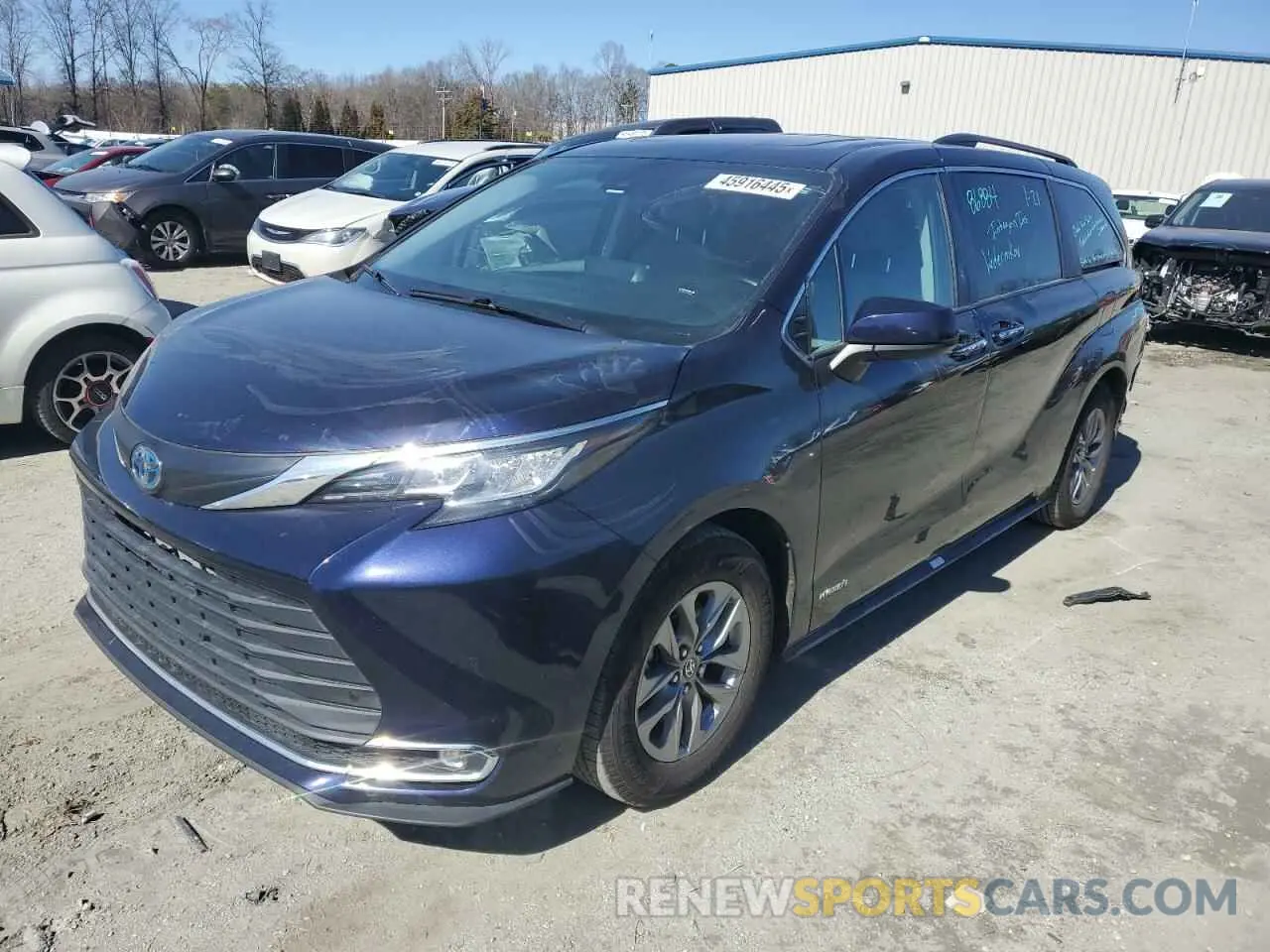 1 Photograph of a damaged car 5TDYRKEC0MS030528 TOYOTA All Models 2021