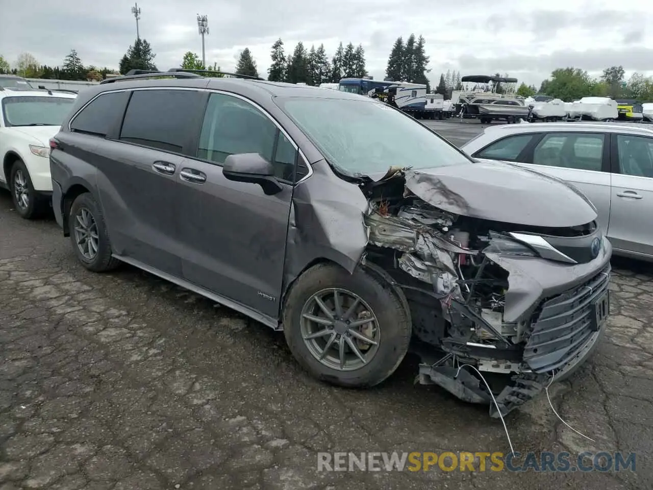 4 Photograph of a damaged car 5TDYRKEC0MS058720 TOYOTA All Models 2021