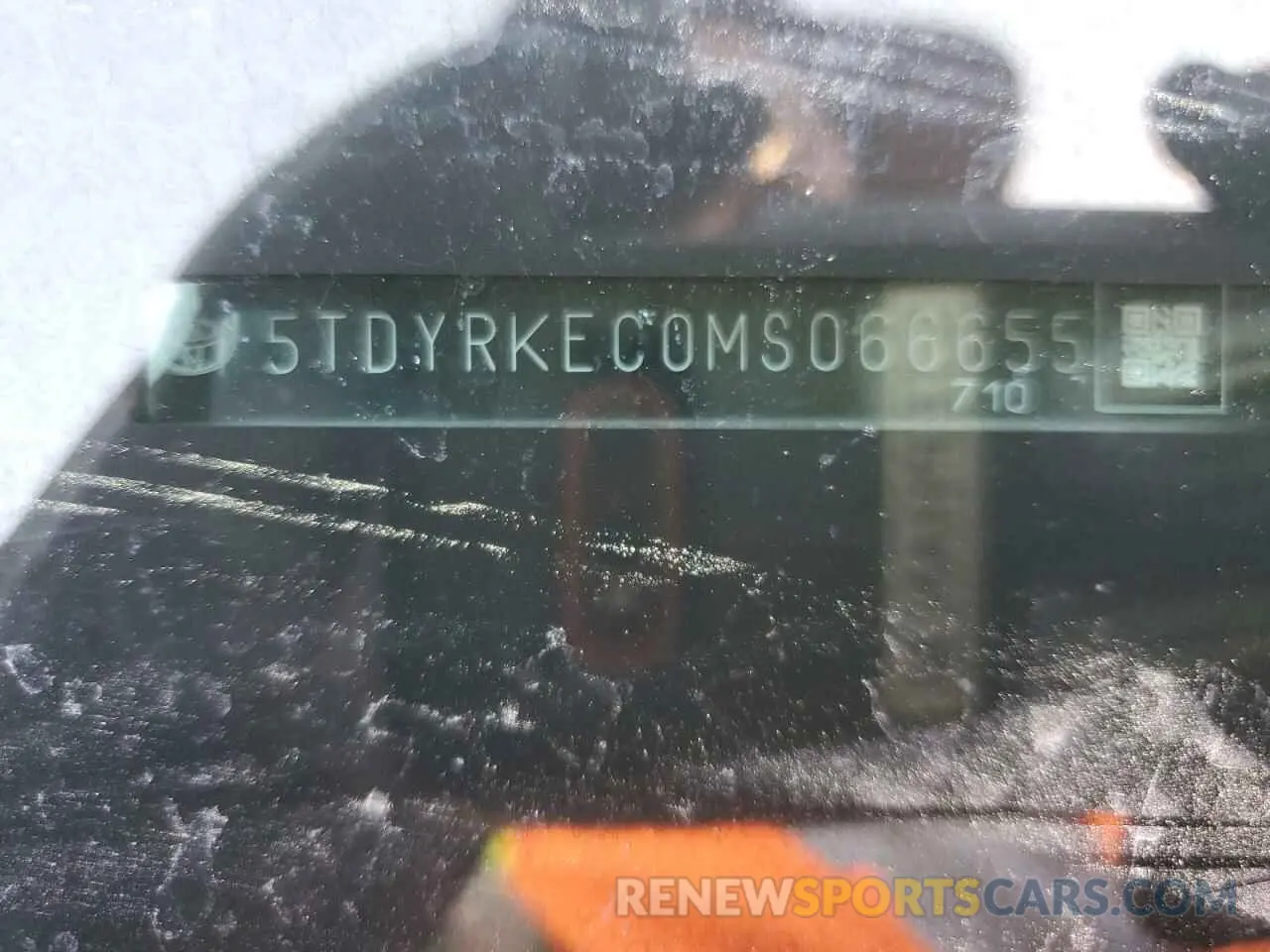15 Photograph of a damaged car 5TDYRKEC0MS066655 TOYOTA All Models 2021