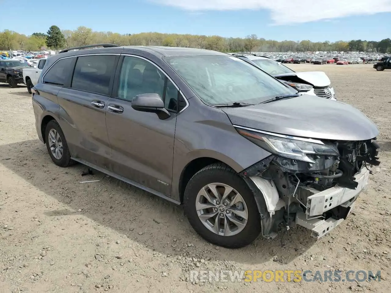 4 Photograph of a damaged car 5TDYRKEC0MS066655 TOYOTA All Models 2021