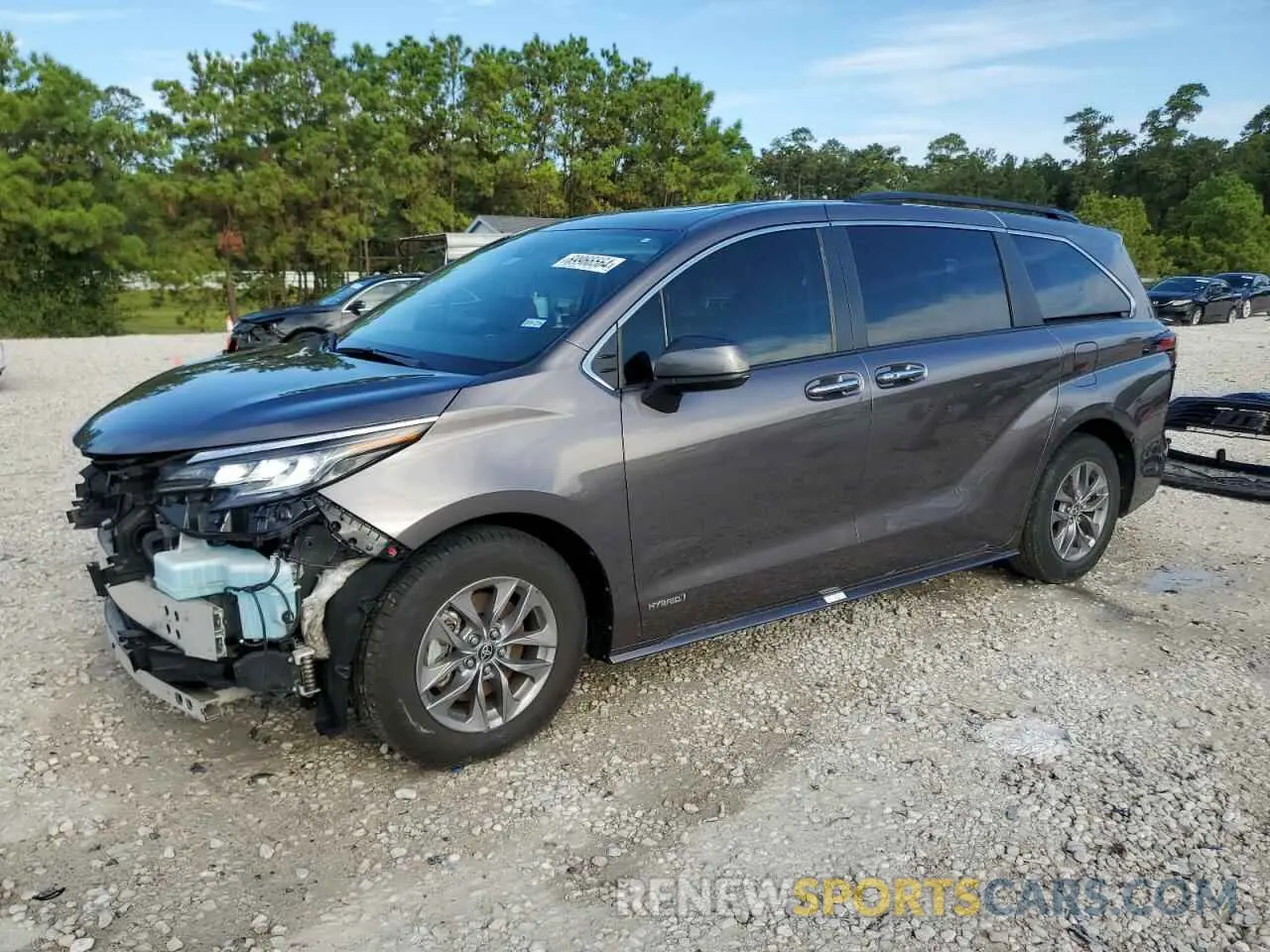 1 Photograph of a damaged car 5TDYRKEC1MS028108 TOYOTA All Models 2021