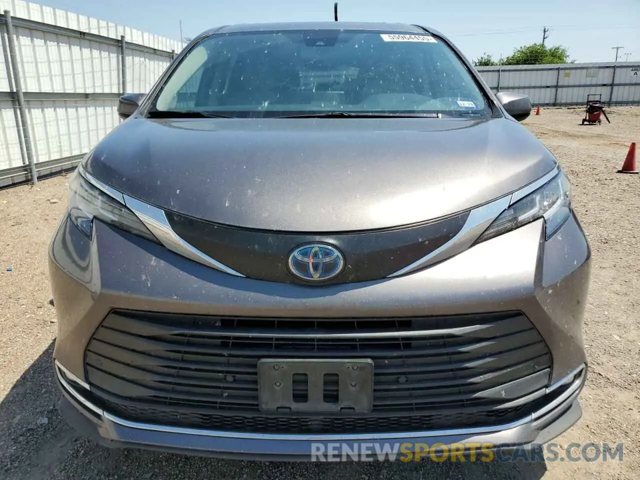 5 Photograph of a damaged car 5TDYRKEC1MS073758 TOYOTA All Models 2021