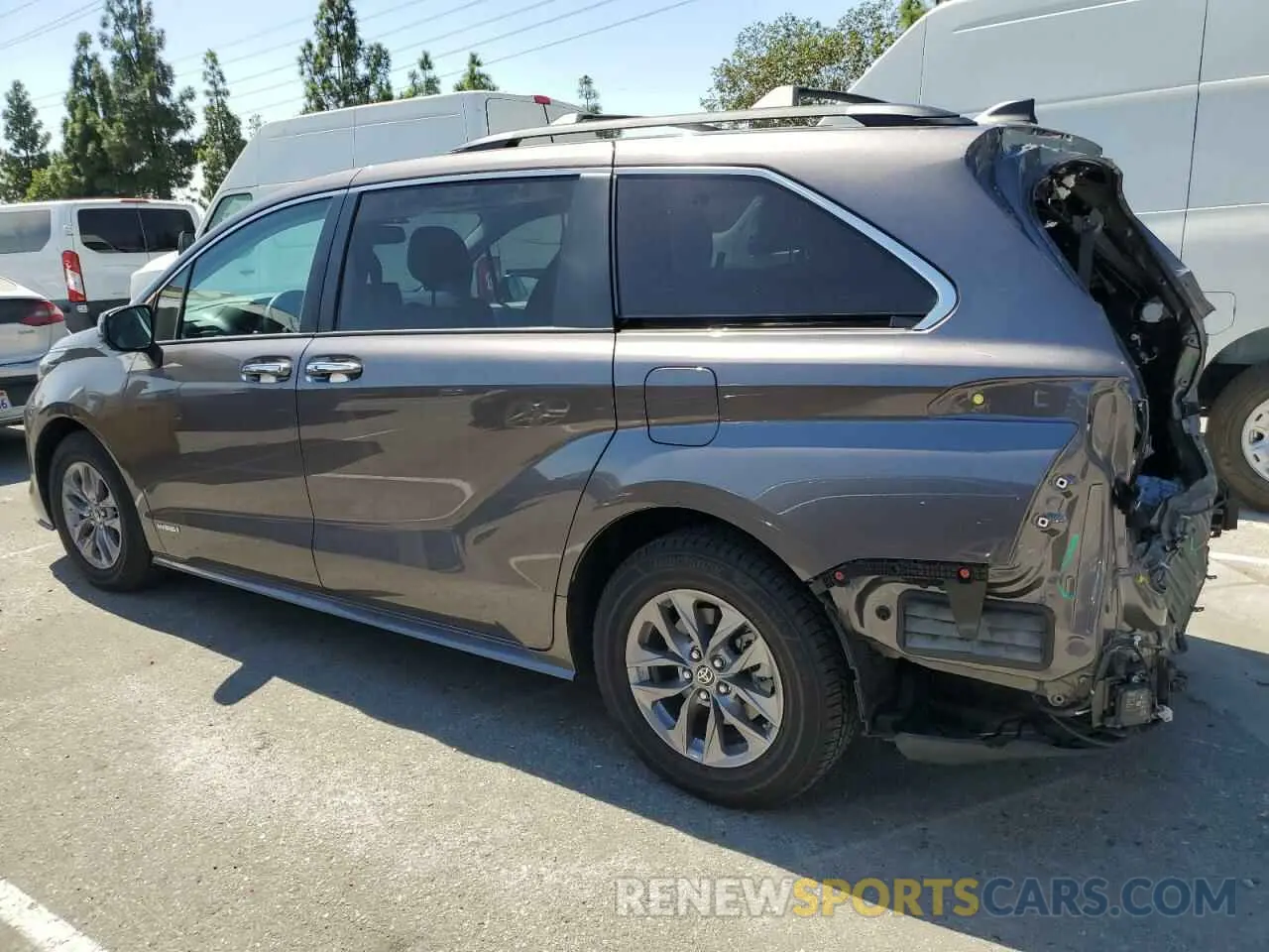 2 Photograph of a damaged car 5TDYRKEC2MS002018 TOYOTA All Models 2021