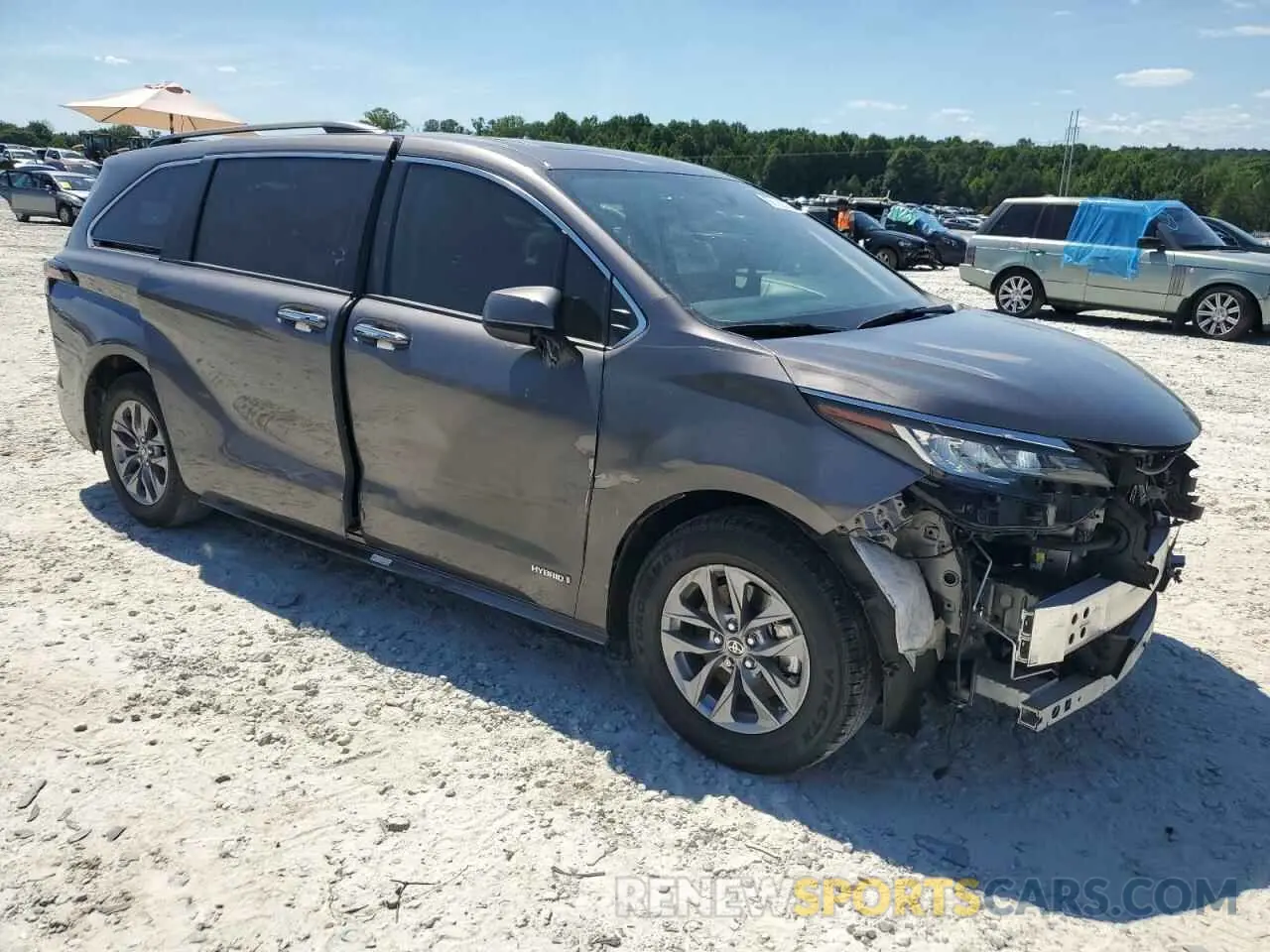 4 Photograph of a damaged car 5TDYRKEC2MS018607 TOYOTA All Models 2021