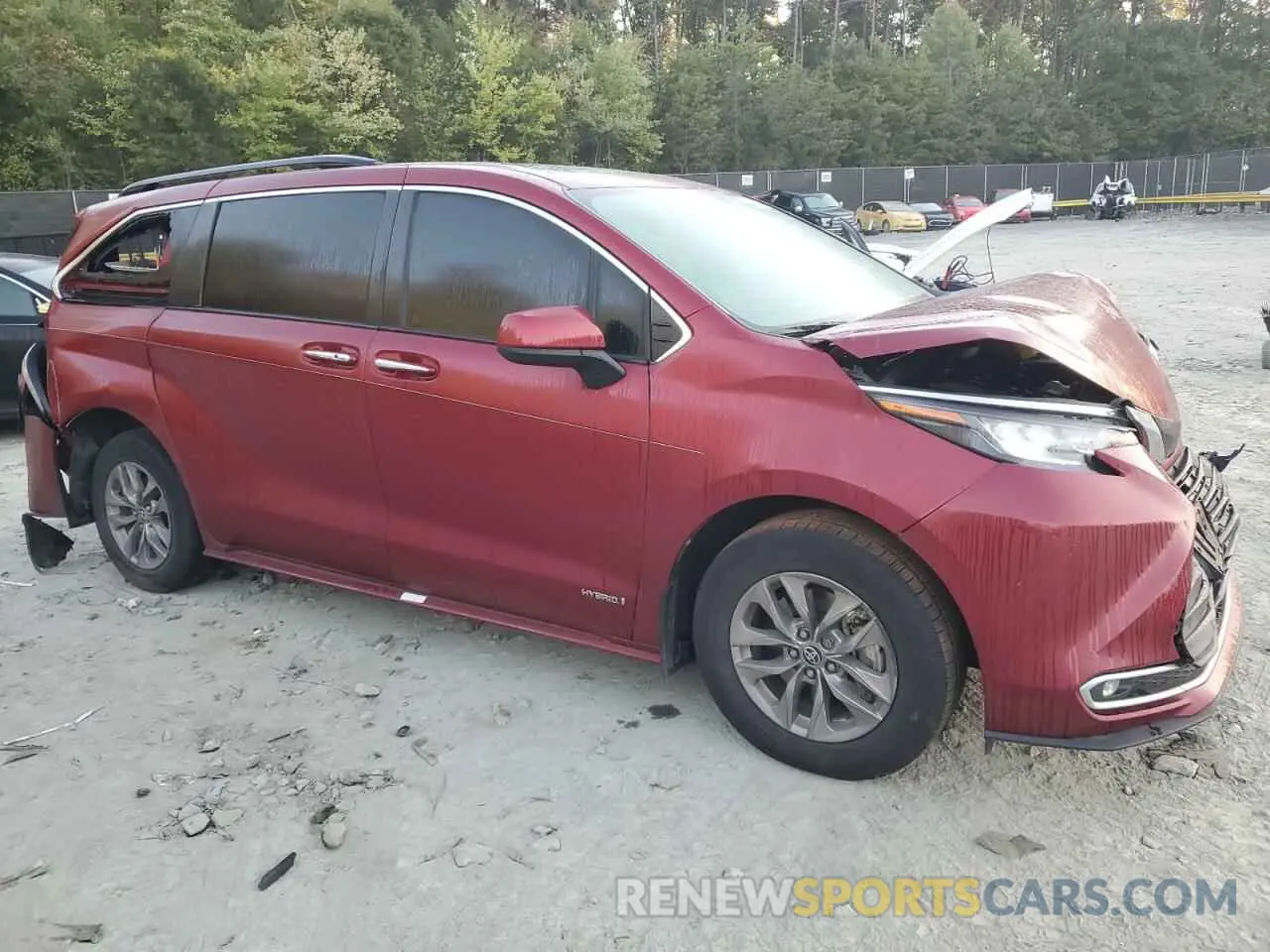 4 Photograph of a damaged car 5TDYRKEC2MS069265 TOYOTA All Models 2021