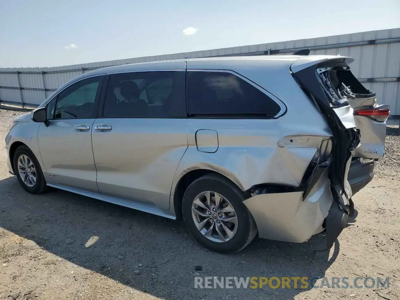 2 Photograph of a damaged car 5TDYRKEC3MS004831 TOYOTA All Models 2021