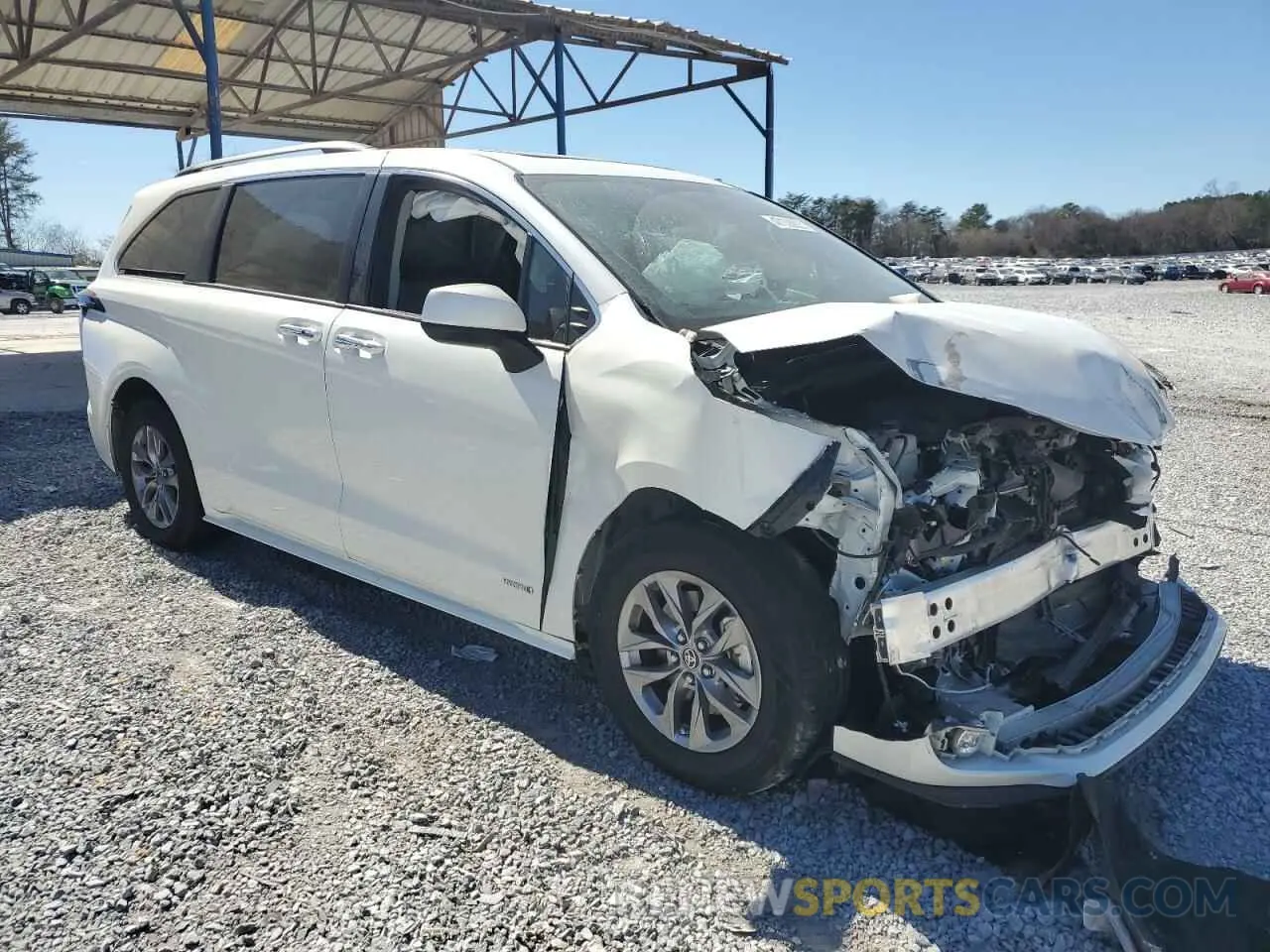 4 Photograph of a damaged car 5TDYRKEC3MS005896 TOYOTA All Models 2021