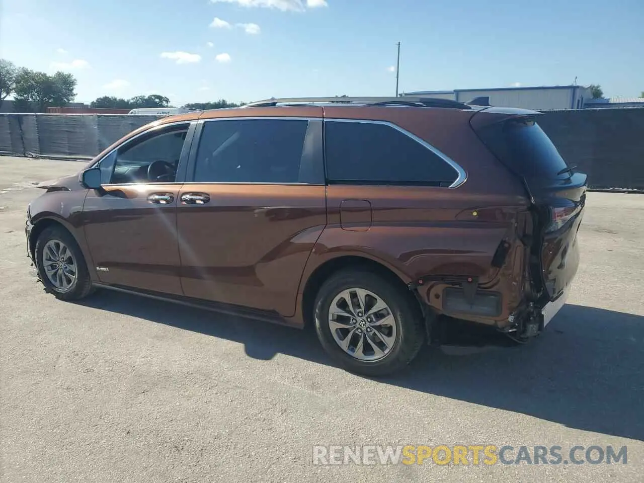 2 Photograph of a damaged car 5TDYRKEC3MS006854 TOYOTA All Models 2021