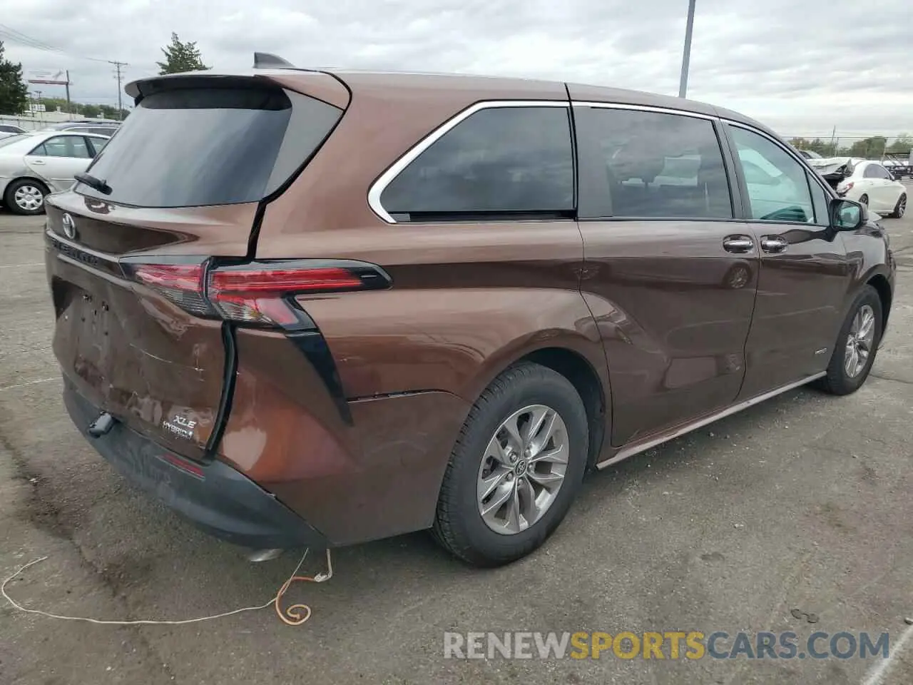 3 Photograph of a damaged car 5TDYRKEC6MS017492 TOYOTA All Models 2021