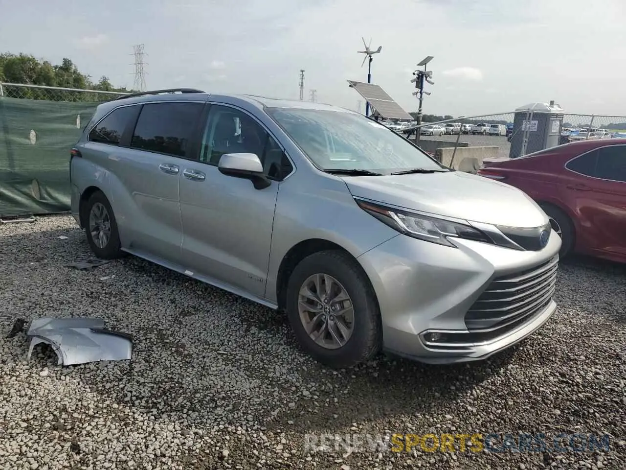 4 Photograph of a damaged car 5TDYRKEC9MS030284 TOYOTA All Models 2021