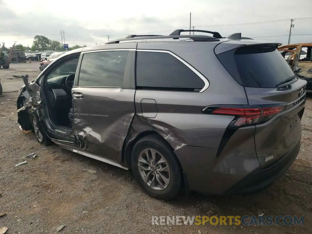 2 Photograph of a damaged car 5TDYRKEC9MS056593 TOYOTA All Models 2021