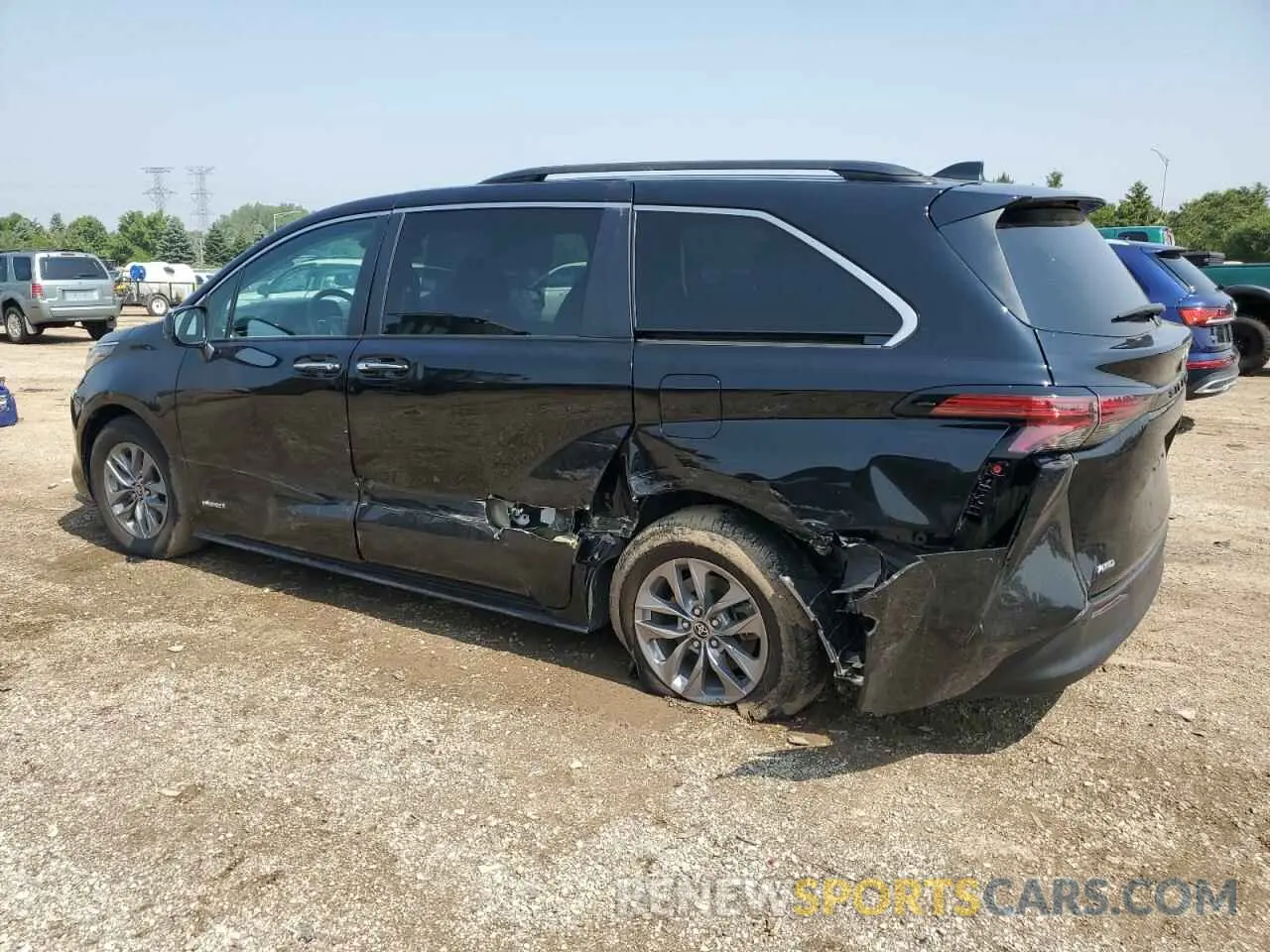 2 Photograph of a damaged car 5TDYSKFC3MS037346 TOYOTA All Models 2021