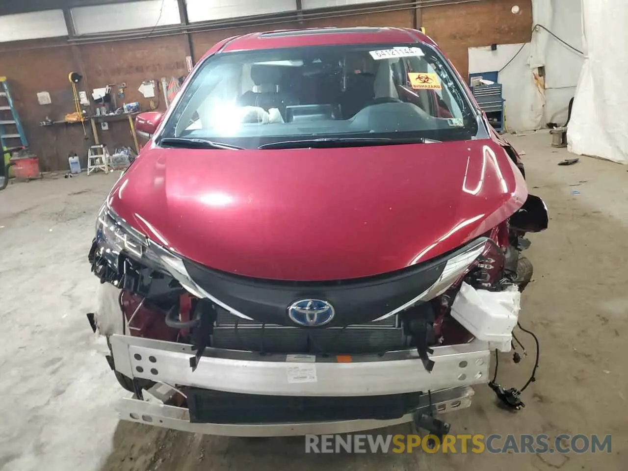 5 Photograph of a damaged car 5TDYSKFC7MS026253 TOYOTA All Models 2021