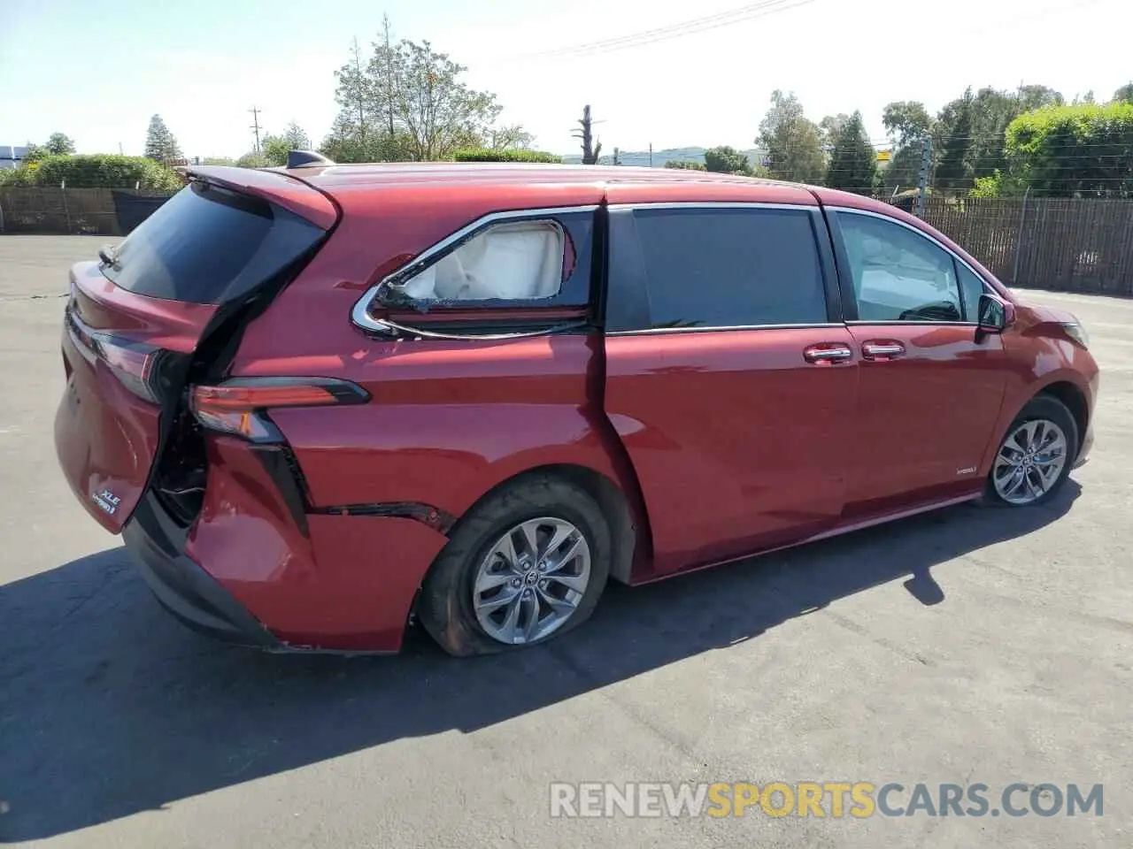 3 Photograph of a damaged car 5TDYSKFC8MS010935 TOYOTA All Models 2021