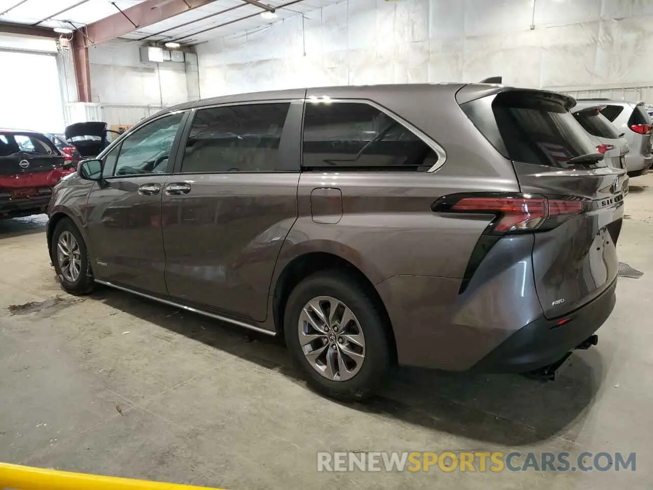 2 Photograph of a damaged car 5TDYSKFC8MS012409 TOYOTA All Models 2021