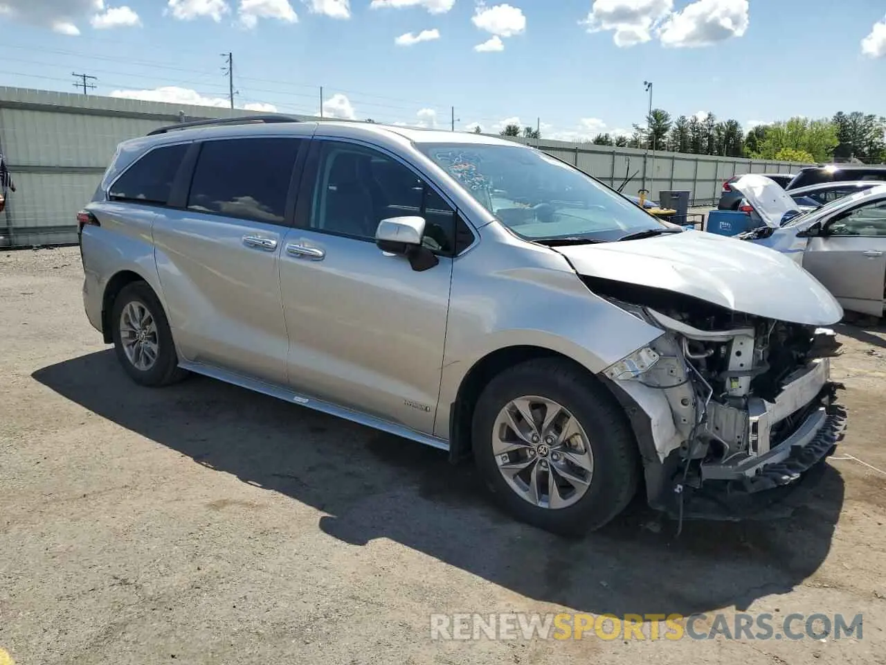 4 Photograph of a damaged car 5TDYSKFC8MS039464 TOYOTA All Models 2021