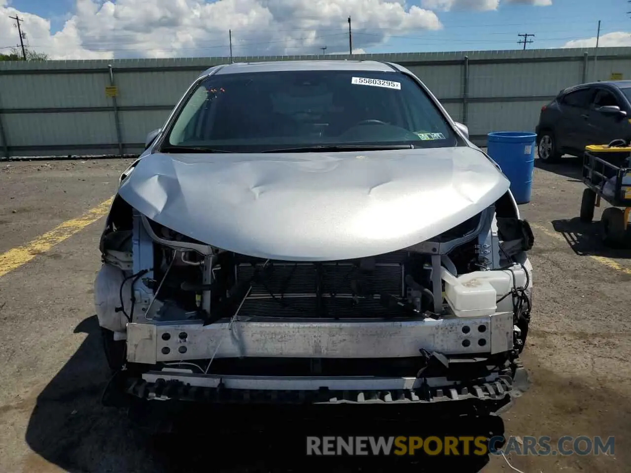 5 Photograph of a damaged car 5TDYSKFC8MS039464 TOYOTA All Models 2021