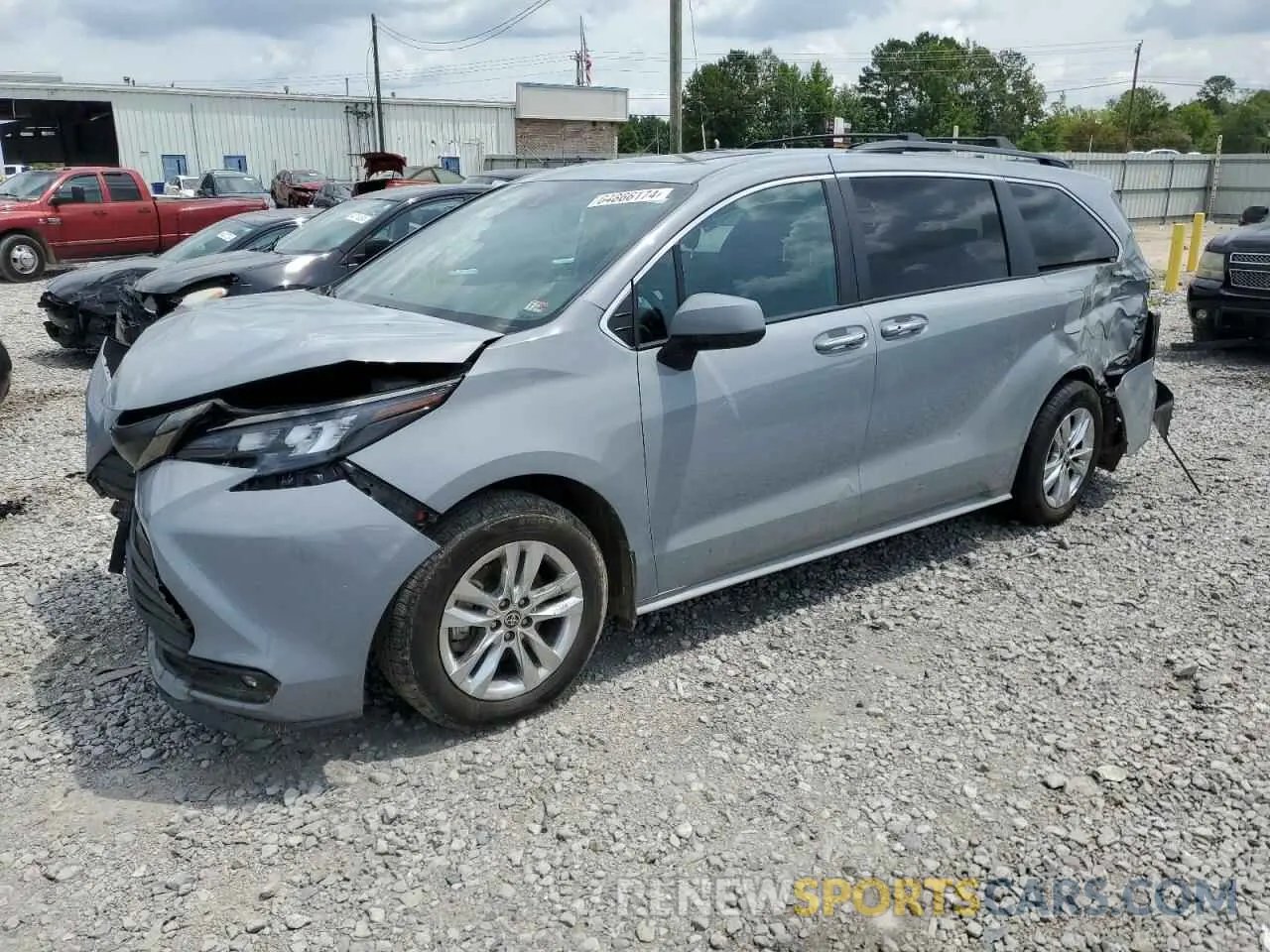 1 Photograph of a damaged car 5TDASKFC2NS041102 TOYOTA All Models 2022