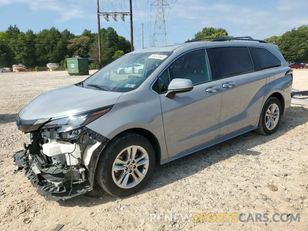 1 Photograph of a damaged car 5TDASKFC5NS042826 TOYOTA All Models 2022