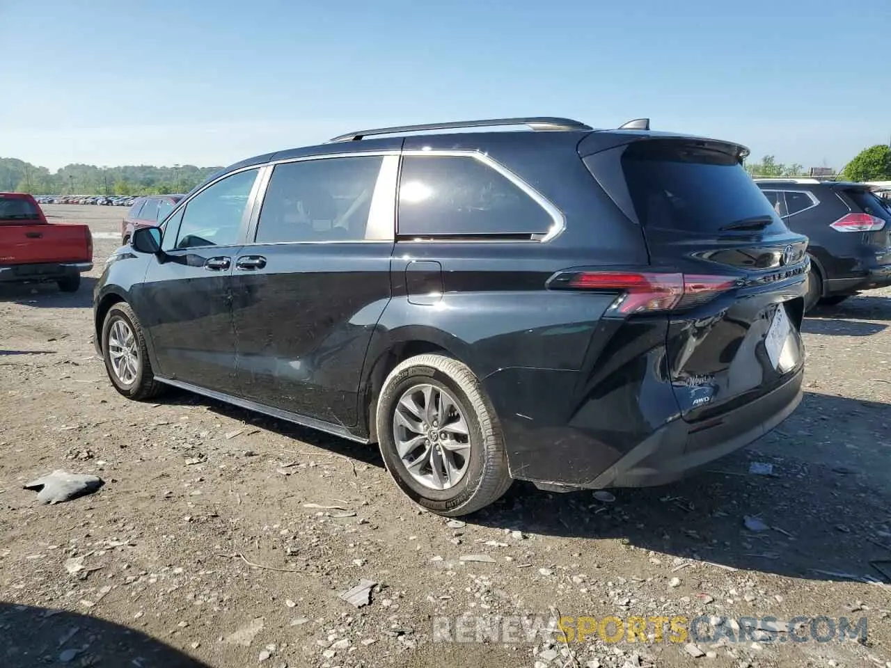 2 Photograph of a damaged car 5TDBSKFCXNS060663 TOYOTA All Models 2022