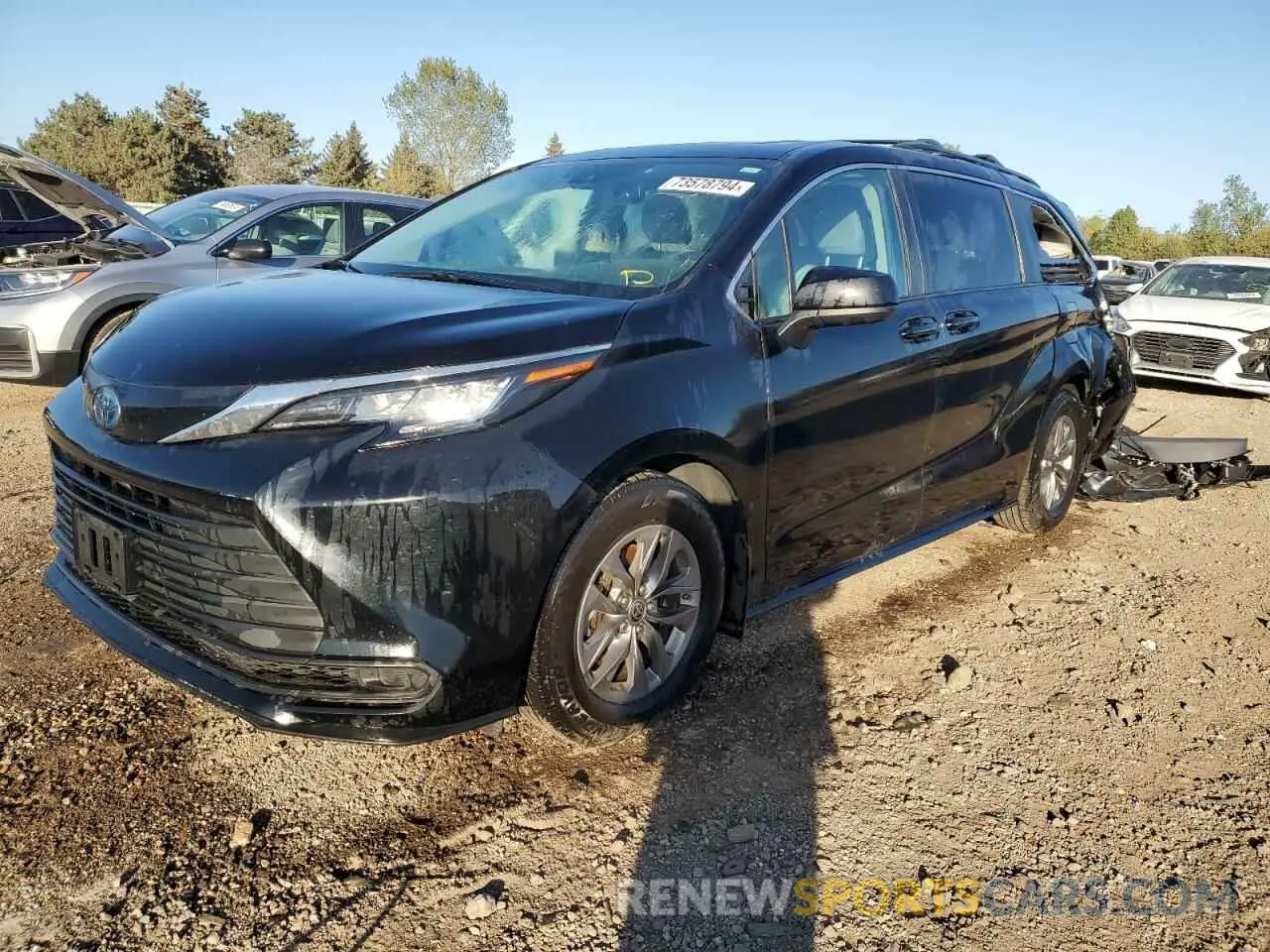 1 Photograph of a damaged car 5TDBSKFCXNS070139 TOYOTA All Models 2022