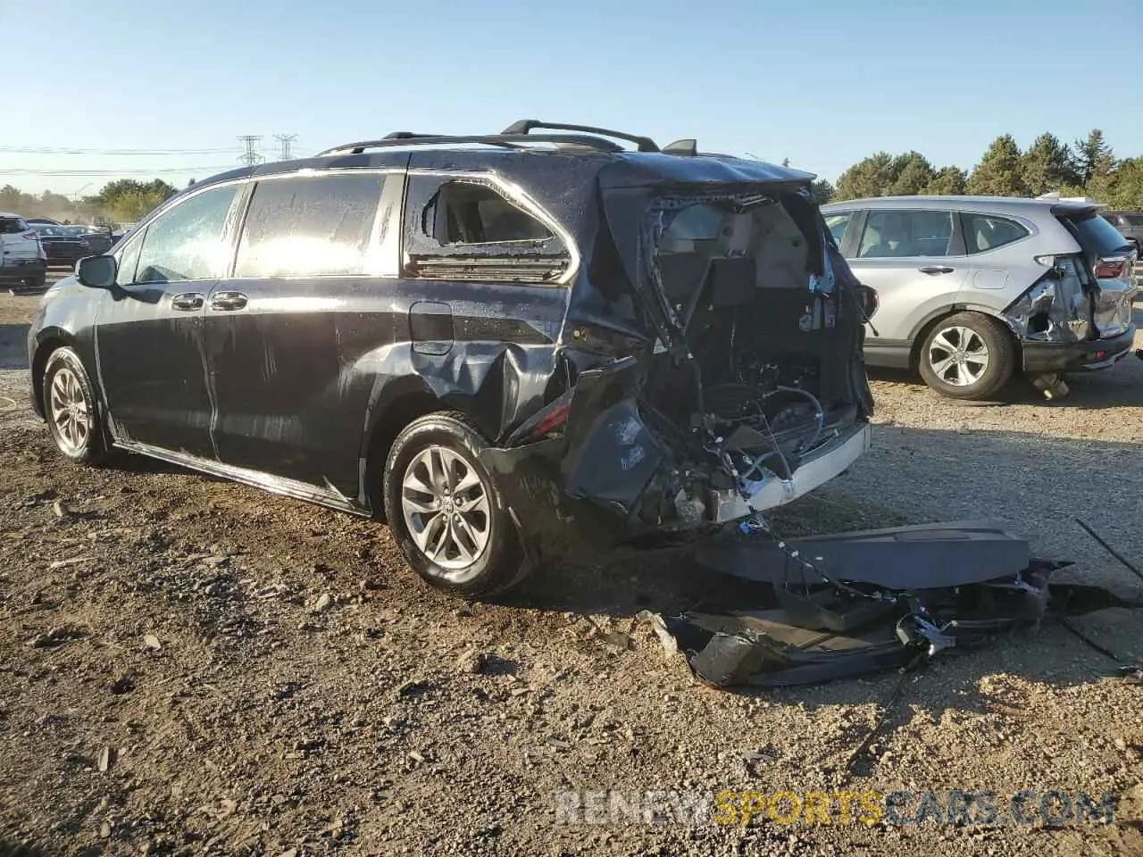 2 Photograph of a damaged car 5TDBSKFCXNS070139 TOYOTA All Models 2022
