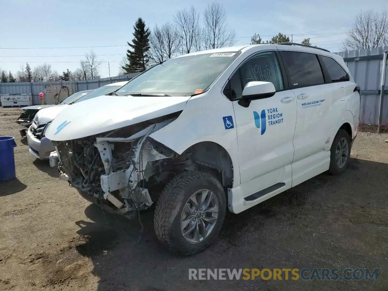 1 Photograph of a damaged car 5TDGRKEC4NS130922 TOYOTA All Models 2022