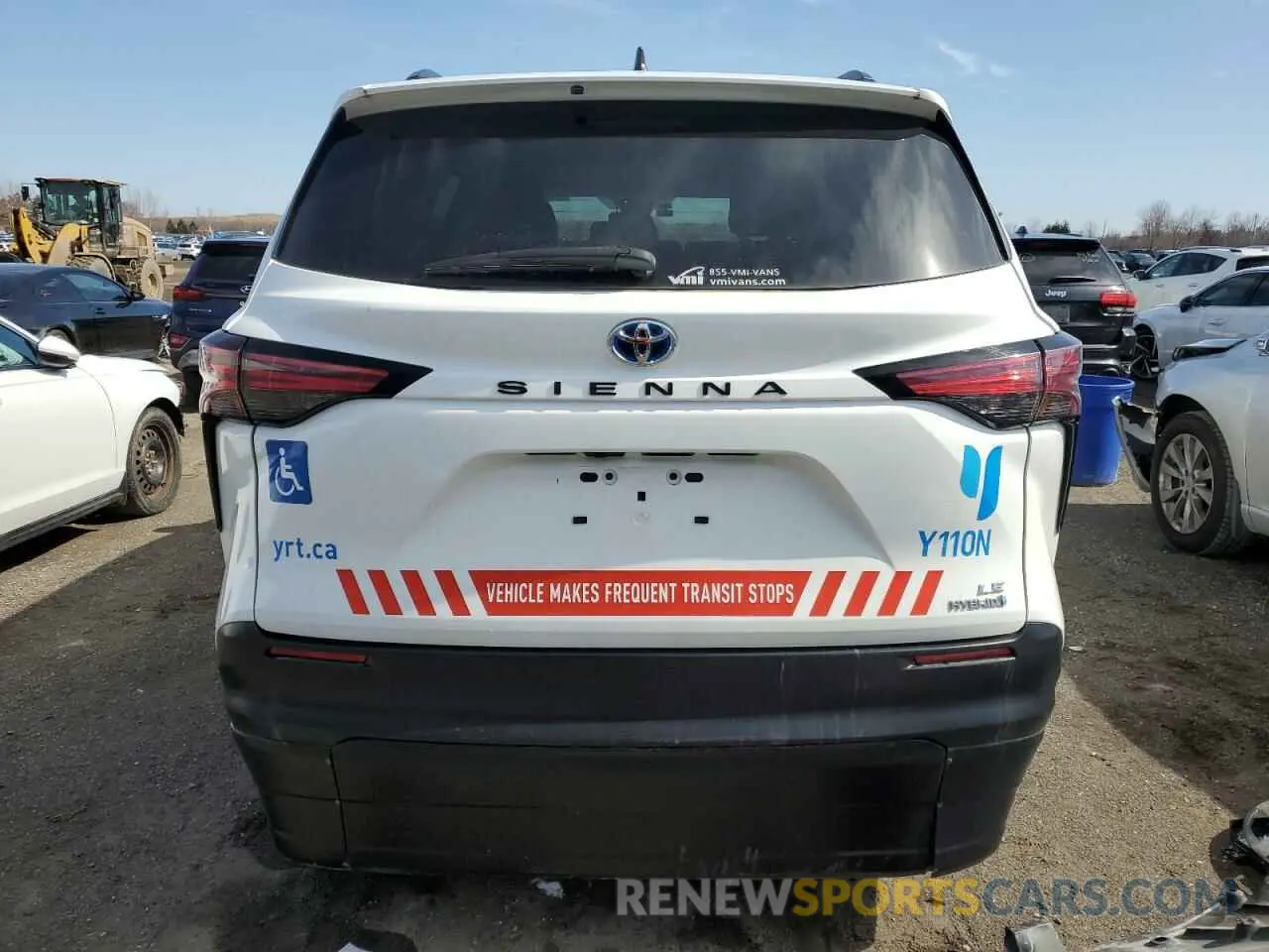 6 Photograph of a damaged car 5TDGRKEC4NS130922 TOYOTA All Models 2022