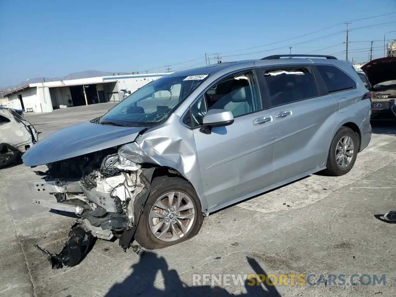 1 Photograph of a damaged car 5TDJRKEC5NS098147 TOYOTA All Models 2022