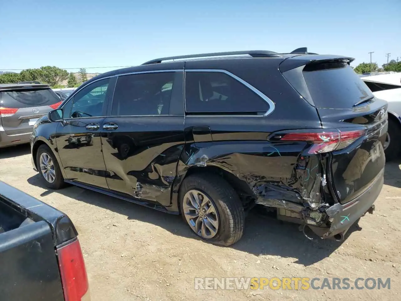 2 Photograph of a damaged car 5TDJRKECXNS095020 TOYOTA All Models 2022