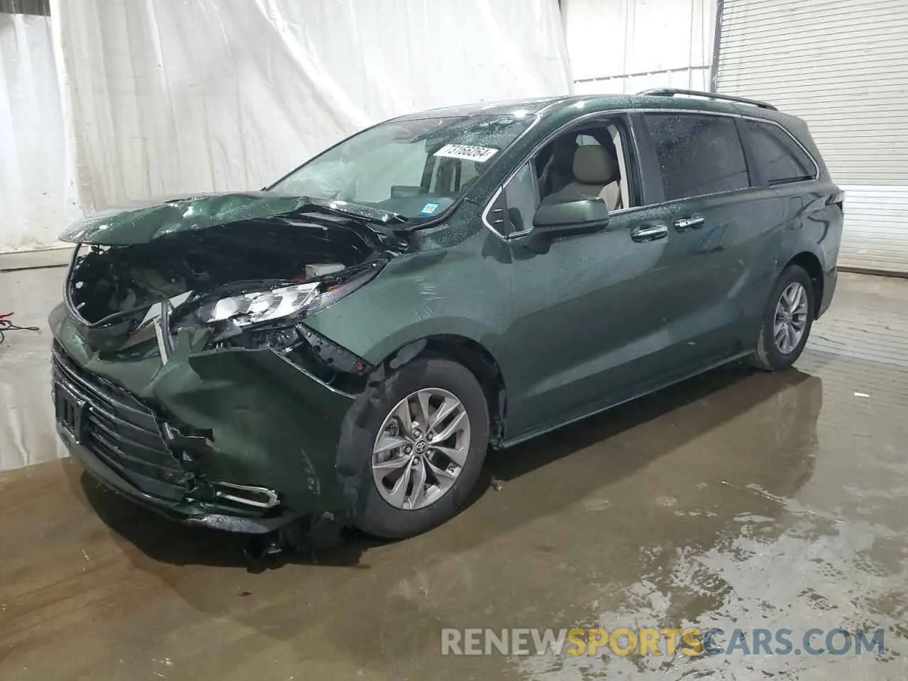 1 Photograph of a damaged car 5TDJSKFC5NS059139 TOYOTA All Models 2022