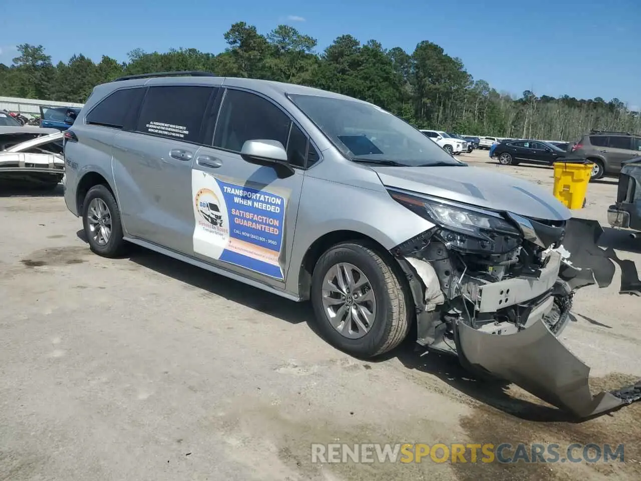 4 Photograph of a damaged car 5TDKRKEC0NS106305 TOYOTA All Models 2022